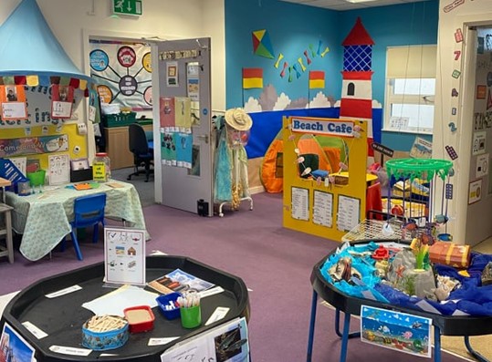 A vibrant and engaging classroom setting to help children learn.